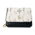 thumbnail image 1 of gcong Slim Floral Card Holder Keychain Wallet for Women Compact Lightweight Functional Fashion Accessory Daily Use, 1 of 3