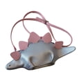 thumbnail image 1 of gcong Stylish Dinosaur Messenger Bag 3D Animal Shape Crossbody Phone Purse with Detachable Chain Strap, 1 of 5