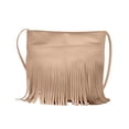 thumbnail image 1 of gcong Stylish Fringe Messenger Crossbody Bag with Tassel for Women's Casual Daily Use, 1 of 3