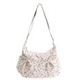 thumbnail image 1 of gcong Stylish Large Capacity Tote Bag with Elegant Bow Detail Versatile Crossbody Purse Casual Daypack Handbag for Women, 1 of 4