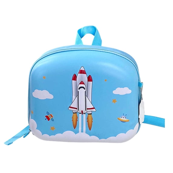 gcong Stylish School Backpack With Cartoon Ice Rocket Design Rucksack For Everyday Use And Casual Outings Blue