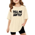 thumbnail image 1 of gcong Toddler Tshirts Girls 5t Short-Sleeve T-Shirt Round Neck, Tees for Teen Girls 14-16 Girls Clothes, 1 of 4