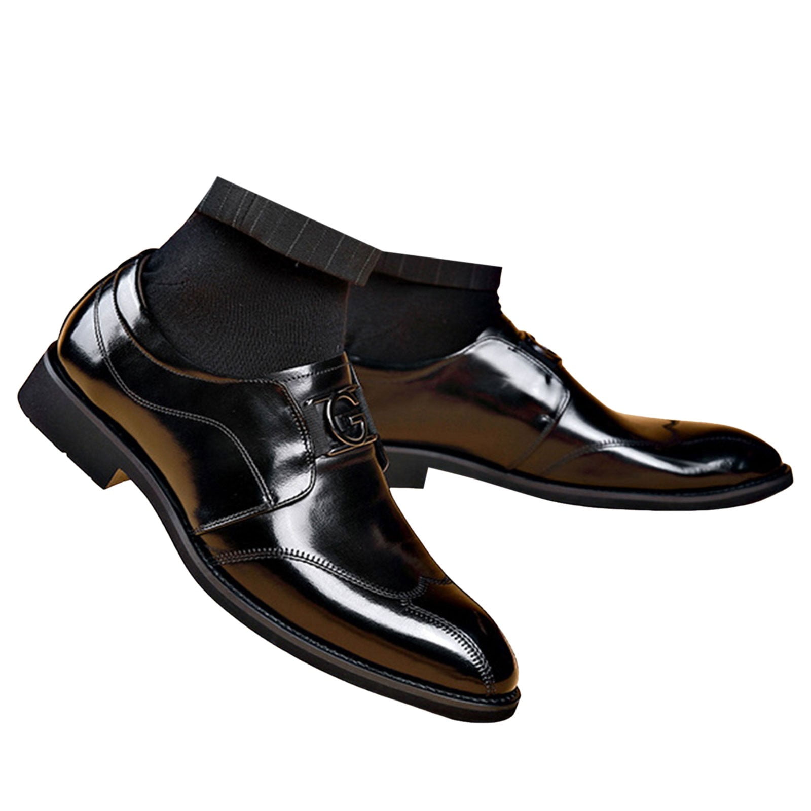 gdxvjhbj Dress Shoes for Men Mens Oxfords Lace Up Dress Shoes Wedding