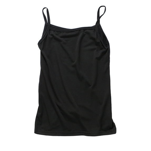 gdxvjhbj Running Tank Tops Girls Teens Toddler Tank Top Kids Undershirts Soft Undershirt for Boys and Girls (Black,2-3 Years)