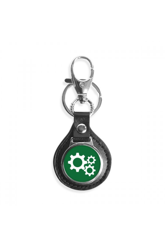 gear mechanical physical structure key link chain keyholder finder hook metal