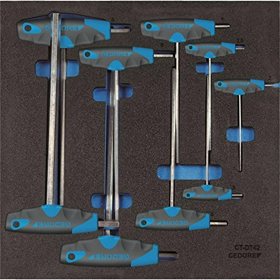 gedore 1500 ct2-dt 2142 hexagon socket key set in s/3 check-tool module