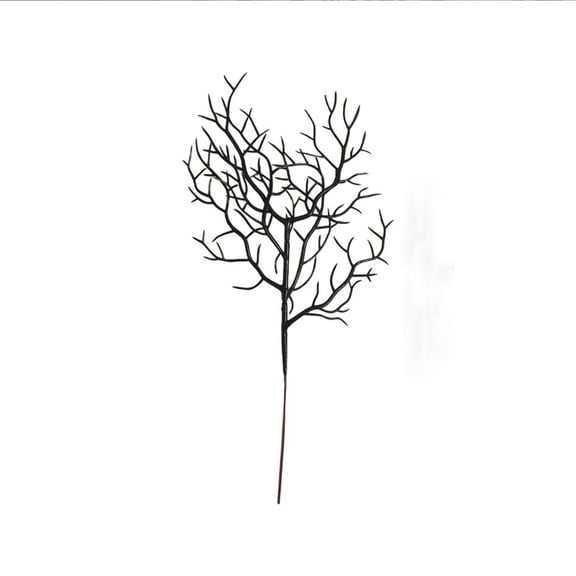 geerera 10-Pack 10.24" Artificial Black Dead Branches, Halloween Home Decor Set, Gothic Display for Vase, Centerpiece, DIY Arrangements