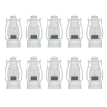 thumbnail image 1 of geerera 10pcs Vintage Lantern Decor, Flameless Candle Lantern, Indoor Outdoor Hanging Lantern, for Wedding Centerpiece, Camping Decor, Western Party, 1 of 6