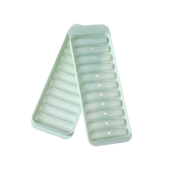 geerera 11 Slot Shaped Cool Tray, SiliconeTrays for Freezer with Easy Push and Pop Out Material,Flexible for Home Beverage Preparation,Ideal for Sports and Water Bottles