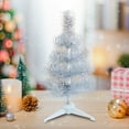 thumbnail image 1 of geerera 12 Inch Artificial Christmas Tree, Mini Tabletop Tree with Plastic Stand, Holiday Party Decor, for Home Display, Office Decor, Festive Decoration, 1 of 5