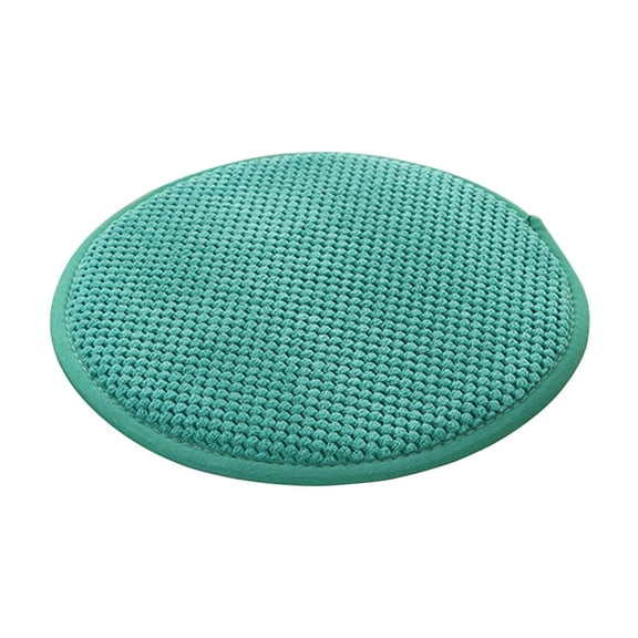 geerera 12 Inch Round Stool Cushion with Ties, Non-Slip Seat Pad for Dining Chairs, Kitchen, Bar Stools