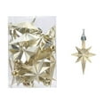 thumbnail image 1 of geerera 12pcs Colorful Plated Christmas Ornaments, Bethlehem Star Tree Hanging Decor, Plastic Boxed Decoration Props, for Venue Displays, Festive Themes, Seasonal Accents, 1 of 6