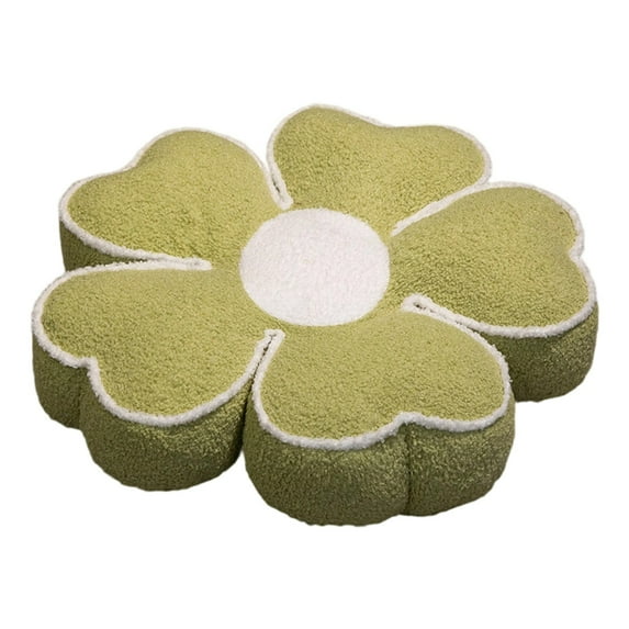 geerera 15.7 Inch Flower Shaped Floor Pillow, Soft Plush Throw Cushion,Thick Filled Pillow, Decorative Accent for Living Room Sofa or Bedroom