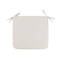 geerera 15x15 Inch Square Chair Cushion with Straps, Outdoor Seat Pad for Patio, Dining Chairs, Office, Kitchen