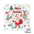 thumbnail image 1 of geerera 20 Pcs Christmas Cocktail Napkins, Disposable Napkins for Christmas Party Dinner Table Supplies, 1 of 6