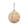 thumbnail image 1 of geerera 2pcs Pastel Candy Christmas Ball Ornaments, Macaron Painted Glittering Shatterproof Hanging Christmas Foam Ball for Holiday Party Wreath Garlands Trees, 3.15", 1 of 6