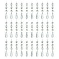 thumbnail image 1 of geerera 30Pcs Shatterproof Acrylic Hanging Crystals for Christmas Tree, Crystal Finial Ornaments, Clear Plastic Finial Drop Ornaments for Centerpiece Chandelier Wedding Winter Party Decor, 1 of 6