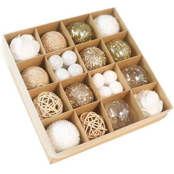 geerera 30pcs Christmas Ball Ornaments, Hanging Tree Decoration Set, Shatterproof Holiday Decor for Home, Office, Gift Display