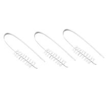 geerera 3PC Washing Machine Cleaning Brush,Upgrade Flexible Front Load Washer Cleaner,Portable Drum Washing Machine Cleaning Brush, for Slot and Flat Surfaces,Stiff Bristle