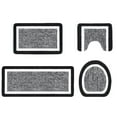 thumbnail image 1 of geerera 4-Piece Bathroom Rug Set with U-Shaped Toilet Mat, Non-Slip Microfiber, Absorbent and Washable, for Master Bath and Guest Bath, 1 of 7
