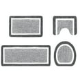 thumbnail image 1 of geerera 4-Piece Bathroom Rug Set with U-Shaped Toilet Mat, Non-Slip Microfiber, Absorbent and Washable, for Master Bath and Guest Bath, 1 of 7