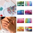 thumbnail image 1 of geerera 5200 pcs Seed Beads 8/0 Mini Round Bead for DIY Crafts Jewelry Making Bead Box, 1 of 6