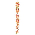 thumbnail image 1 of geerera 69 Inch Maple Leaf Vine, Fall Foliage Garland, Artificial Leaves for Thanksgiving Decor, Living Room Mantel Table Decoration, 1 of 6