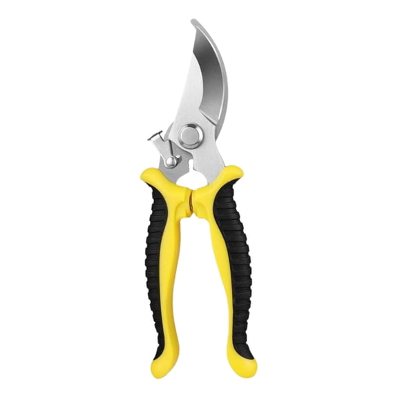 geerera 7.5 Inch Sharp Bypass Pruning Shears - Garden Clippers for Trees, Plants & Bonsai, Ergonomic Hand Pruner with Steel Blades, Lightweight Trimming Scissors