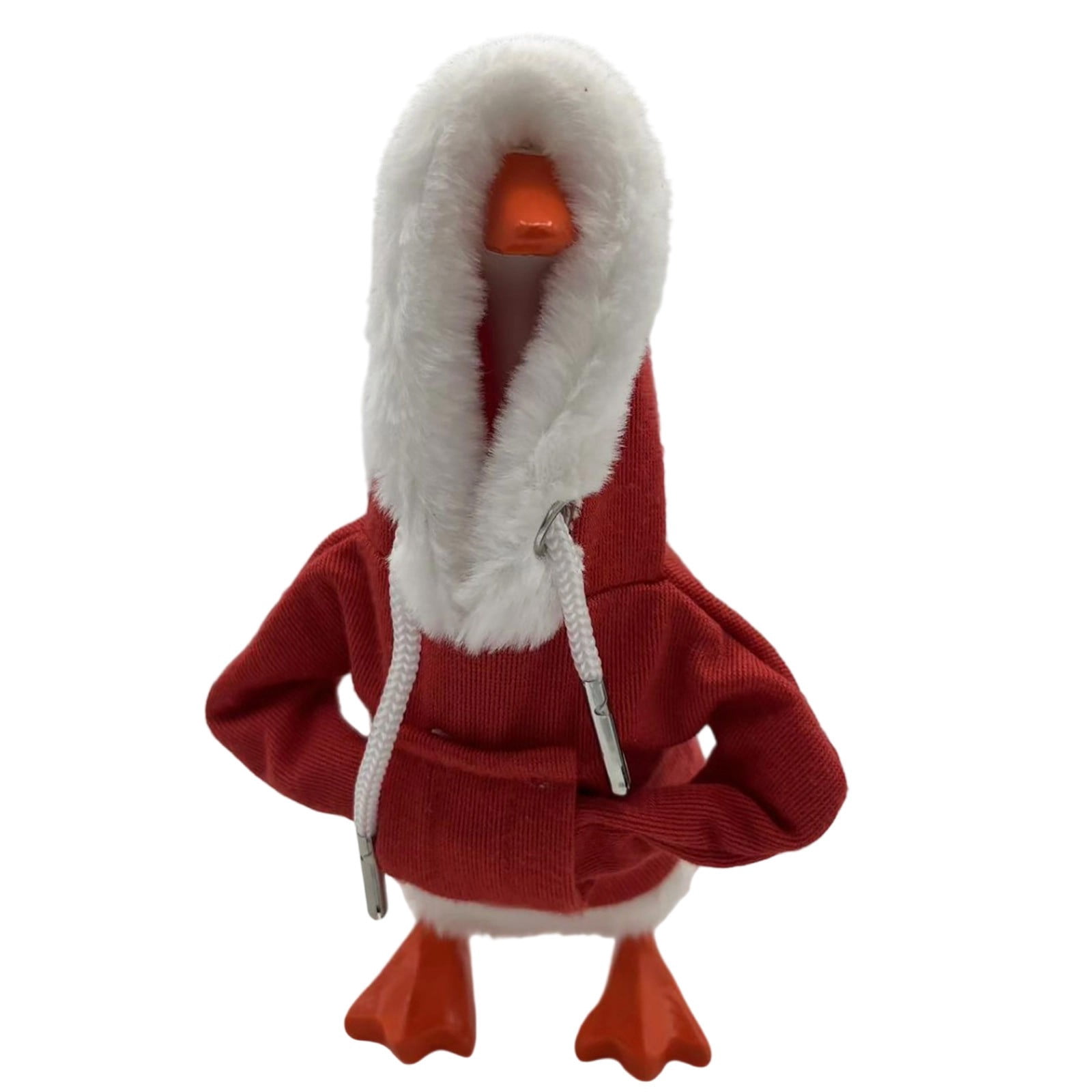 geerera 7 Inch Desk Goose Outfits, Desktop Goose Clothing, Mini Porch Goose Hoodies Accessory, for Office Decor, Seasonal Displays, Whimsical Arrangements