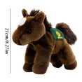 thumbnail image 1 of geerera 8-Inch Horse Plush Toy, Realistic Farm Animal Stuffed Horse, Soft Stuffed Animal, for Easter Gift, Birthday Present, 1 of 6
