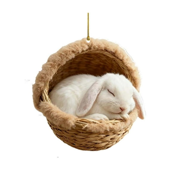 geerera Animal Ornaments, Cozy Creature Christmas Decor, for Xmas Tree Hanging, Holiday Decor