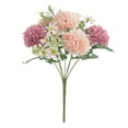 thumbnail image 1 of geerera Artificial Flowers Chrysanthemum Ball Flowers Bouquet， Fake Mums Flowers, Silk Flowers, for Spring Home Decor Indoor Floral Arrangement Table Centerpiece, 1 of 5