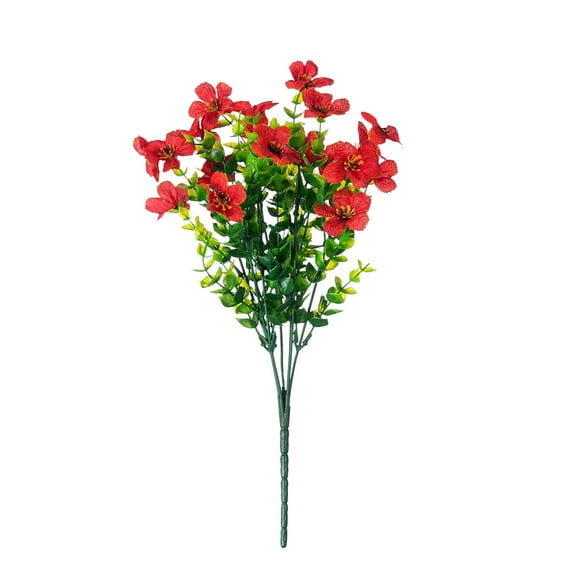 geerera Artificial Flowers for Outdoors, Fake Outdoor Plastic Flowers,Silk Faux Spring Flowers, UV Resistant No Fade, for Garden Patio Porch Window Home Indoor Outside Summer Decorations