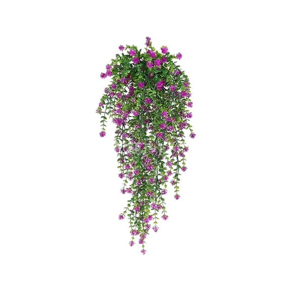geerera Artificial Hanging Eucalyptus, UV-Resistant Faux Greenery Vine for Outdoor Garden, Wedding Backdrops, Indoor Wall Decor