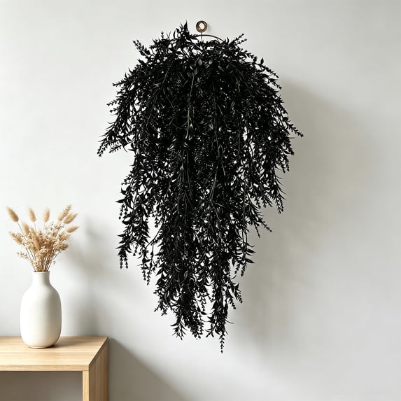 geerera Artificial Hanging Plants, 30" Faux Fall Vines with Hook, Autumn Indoor Fake Greenery for Home Wall Decor, for Thanksgiving Halloween Party Supplies