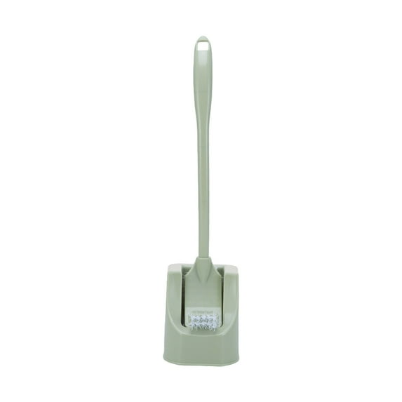 geerera Bathroom Toilet Bowl Brush and Holder Set, No Dead Corner Toilet Cleaning Brush,Wall Mounted Curved Design Toilet Brush for Deep Cleaning,4X16.5 inch