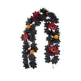 thumbnail image 1 of geerera Black Artificial Maple Leaf Garland, Fall Vine with Flowers for Decor, Indoor Outdoor Hanging Ornaments for Mantle, Wall, Backdrop & Party Decorations, 1 of 6