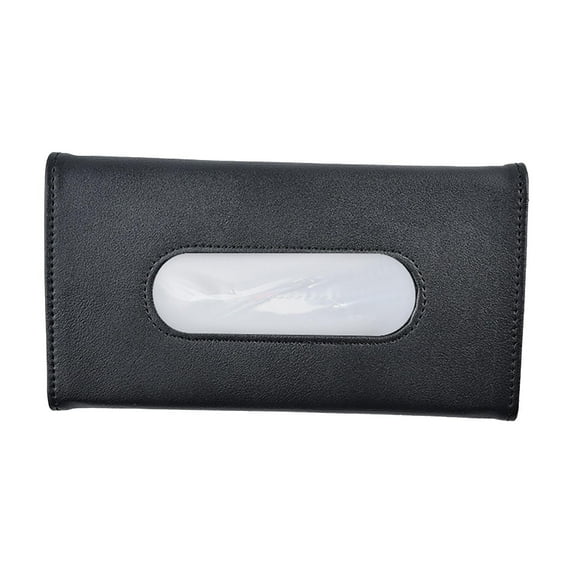 geerera Car Sun Visor Tissue Box with Tissues, Mask Holder, Hanging Tissue Bag Paper Box ,Car Roof Paper Box