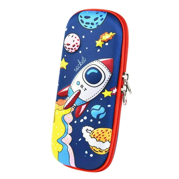 geerera Cartoon Pencil Case, 3D EVA Storage Pouch Pen Holder, Large Capacity Stationery Box Cute Pencil Box Organizer with Compartments for Birthday Gift