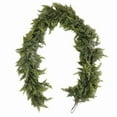thumbnail image 1 of geerera Cedar Christmas Garland, 59" Artificial Greenery, Thick Pine Needle Garland, for Fireplace Decor, Holiday Party, Winter Home Decor, 1 of 8