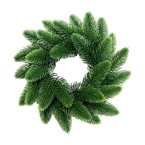 geerera Christmas Door Wreath, Pine Wreath, DIY Crafts Plain Wreath for Spring Summer Fall Winter Holiday Wreath