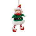 thumbnail image 1 of geerera Christmas Elf Ornaments, Funny Hanging Elf Doll Pendants, Festive Holiday Decor for Home, Party, Gift Exchange, 1 of 6