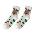thumbnail image 1 of geerera Christmas Fuzzy Socks, Warm Winter Fluffy Socks, for Holiday Gift, Cozy Home Wear, 1 of 6