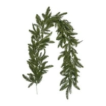 geerera Christmas Garland, Artificial Pine Garland 71 Inch Handmade Cedar Greenery for Fireplace Mantle Winter Holiday Decor Indoor Outdoor