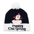 thumbnail image 1 of geerera Christmas LED Light-up Knitted Beanie Hat, Light Up Christmas Hat, Winter Snow Cap Christmas Party Supplies, 1 of 6
