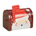 thumbnail image 1 of geerera Christmas Mailbox Tin Box, Decorative Holiday Mail Collector, Vintage Style Mailbox, for Gift Presentation, Themed Displays, Festive Collections, 1 of 4