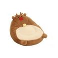 thumbnail image 1 of geerera Christmas Pet Bed, Reindeer Kitty Bed Dog Bed, Washable Pet Bed for Puppy and Kitten, 1 of 6