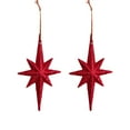 thumbnail image 1 of geerera Christmas Tree Ornaments, Bethlehem Star Christmas Ornament, 2 PC Festive Party Decorations for Holiday Gathering, Home Decor, Festive Ambiance, 1 of 6