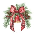 thumbnail image 1 of geerera Christmas Wall Decals, Pinecone and Bow Stickers, Self-Adhesive Holiday Decor, for Home Wall, Glass Doors and Furniture, 1 of 5