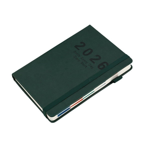 geerera 2025 Portable Daily Planner Calendar Notebook 365 Day Diary Notepad Schedule Book Weekly Appointment Book Management Weekly Planner